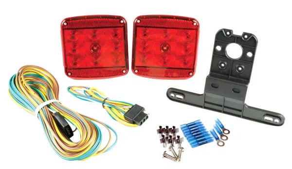 65880-5 – GROTE PERLUX Trailer Light, Stop/ Tail/ Turn/ Side-Rear Reflector Submersible LED Use With Trailers Less Th...